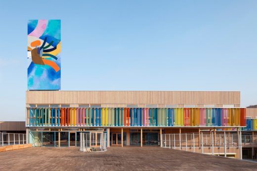 School Complex Pasteur Limeil-Brevannes by r2k architectes