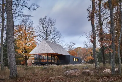 Golf Course and the lake View Cottages Ontario design by MacKay-Lyons Sweetapple Architect