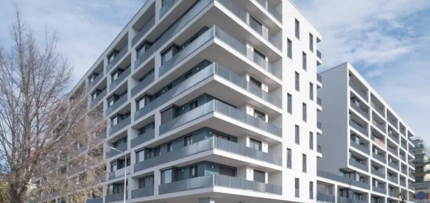 Pannónia Apartment Building in Budapest, Hungary