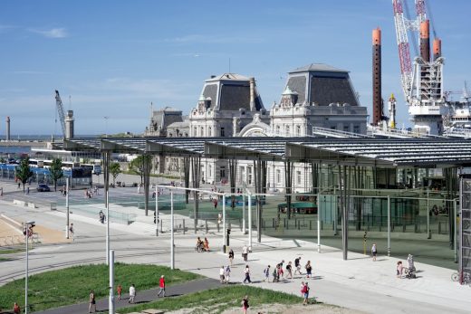 Oostende Transport Hub by Dietmar Feichtinger Architectes