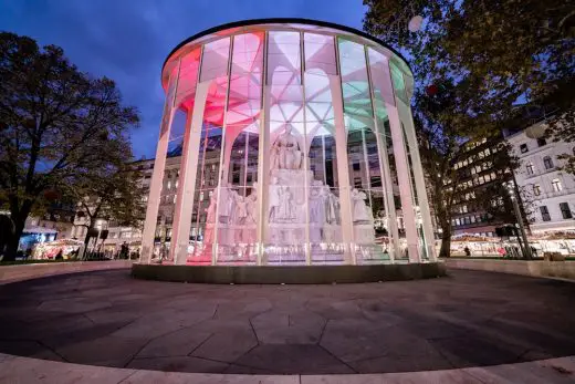 Art Shield Vorosmarty Pavilion Budapest