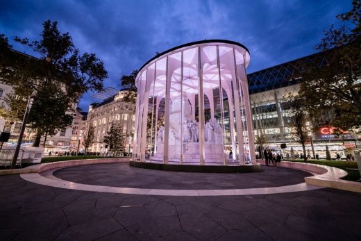 Art Shield Vorosmarty Pavilion Budapest