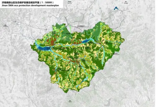 Ecological Masterplan Jinan for Southern Mountains, Northern China