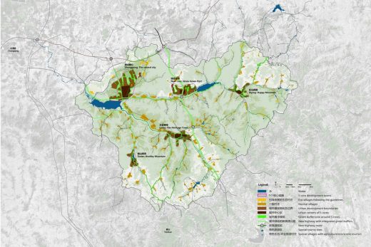 Ecological Masterplan Jinan for Southern Mountains, Northern China by KCAP