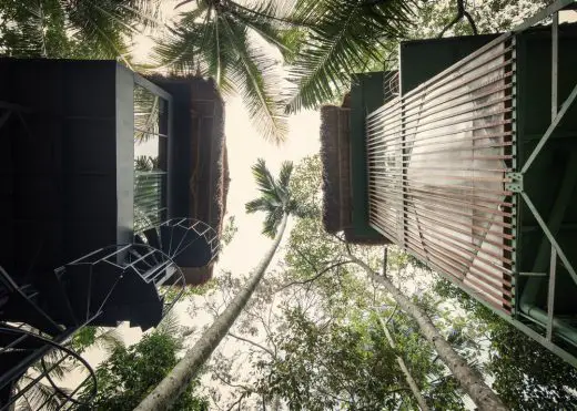 Lift Treetop Boutique Hotel Bali design by Indonesian Architects studio