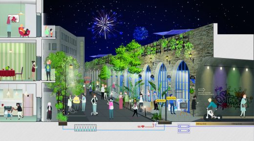 'The Low Line Commons' design by PDP London architects - for Bombay Street