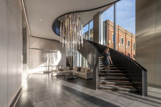 Principal Place Shoreditch spiral stairs by Foster + Partners 