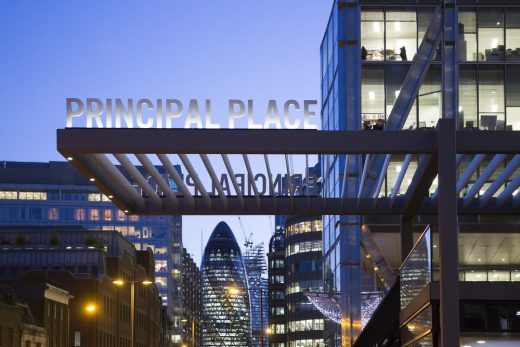 Principal Tower Shoreditch canopy by Foster + Partners Architects