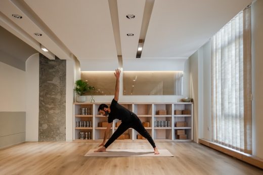 Tru3 Yoga Studio Kuwait City design by ITGinteriors