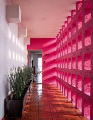 Antigua High Rise Apartment interior Mexico City