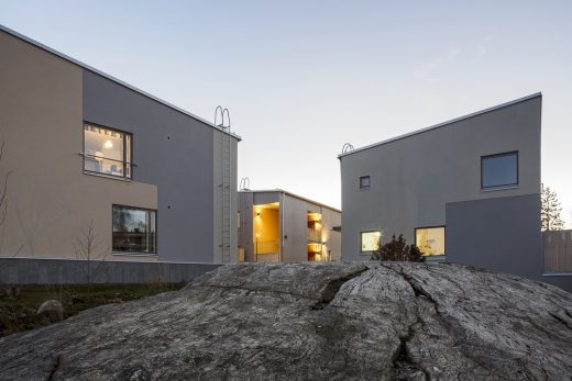 Housing on the Rocks Viikinmaki Helsinki by Verstas Architects