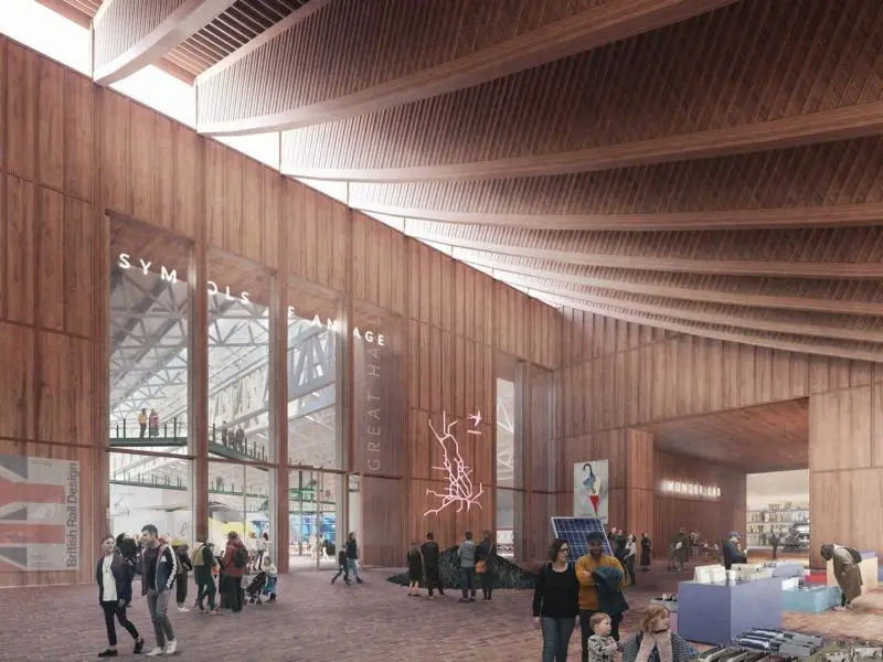 National Railway Museum York Design Competition entry by Carmody Groarke with Arup and Max Fordham