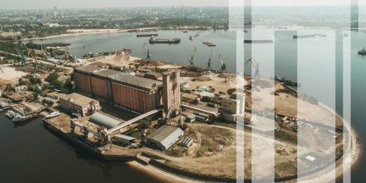 Port’s grain elevator in Kazan