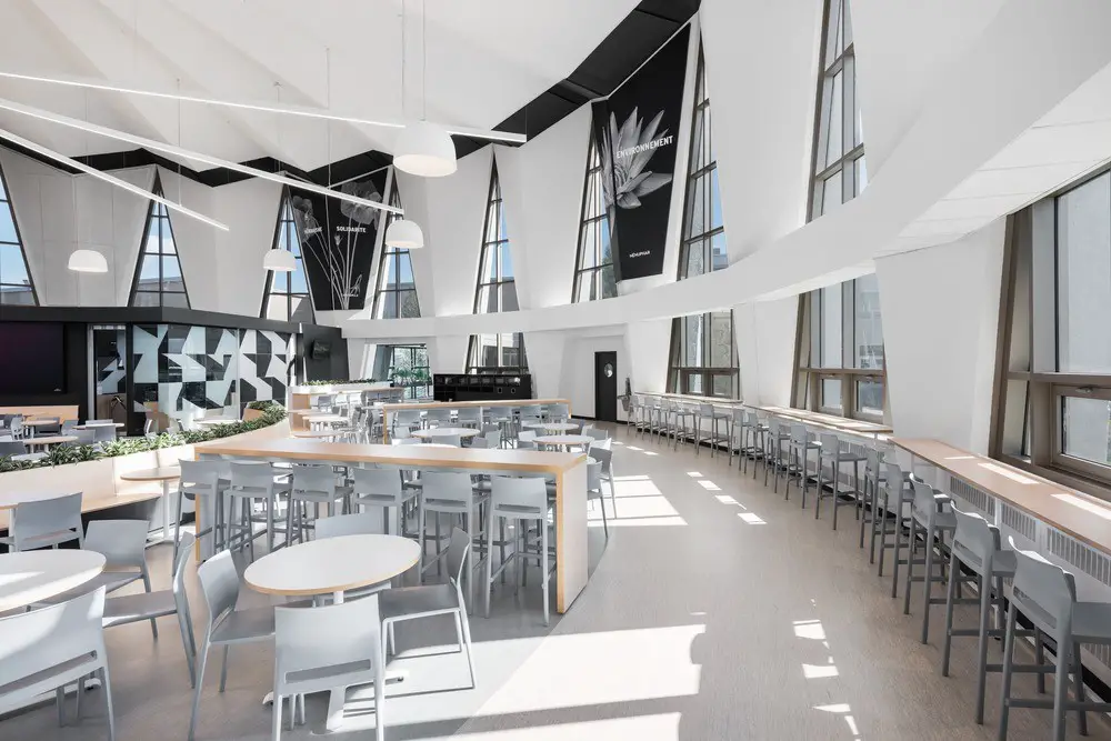 The cafeteria Le  Marie  Victorin Montr al e architect