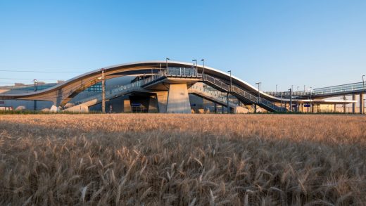 Train Station Aspern Vienna building