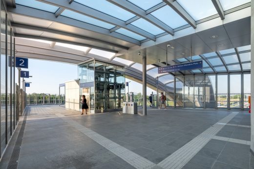 Train Station Aspern Vienna building