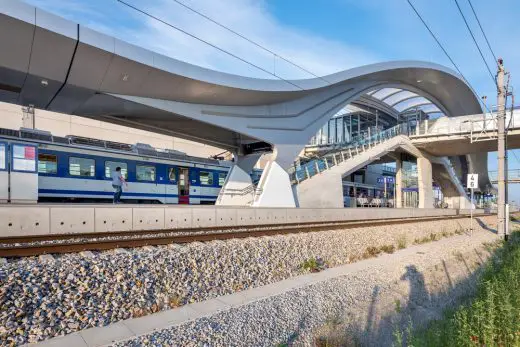 Train Station Aspern Vienna building