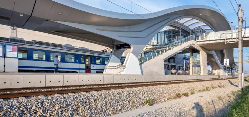 Train Station Aspern Vienna Building
