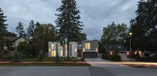 Twosome House in the Etobicoke Suburb, Toronto