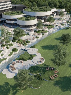 Resort Complex design by Enota