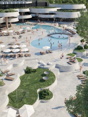 Bosnian Resort Complex design by Enota