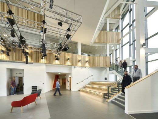 BU Poole Gateway Building, Bournemouth University Talbot Campus interior