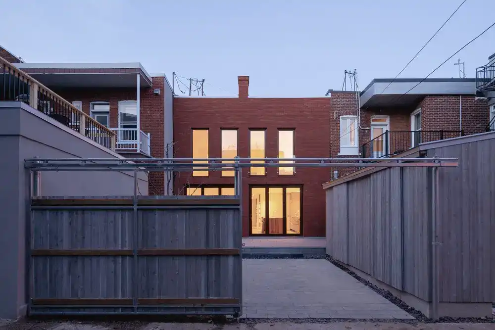 Brick House in Villeray, Montréal, Québec