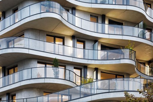 Courbes Apartment Building Colombes Paris