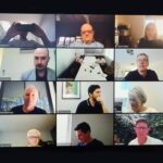 COVID-19 Remote Working Architects in Zoom meeting