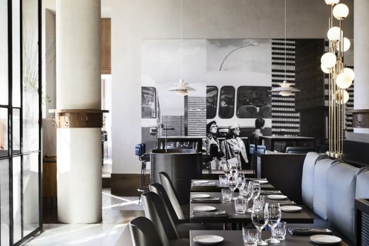 Frederic Restaurant & Bar in Melbourne by SJB Interiors