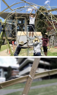 Kagome Bamboo Woven Pavilion Queensland University