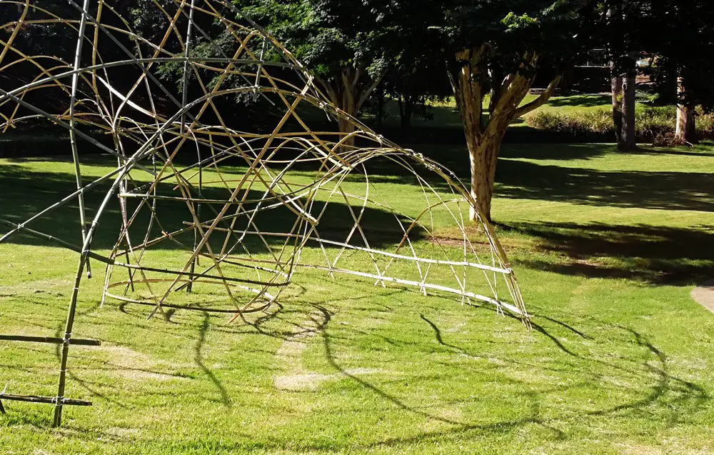 Kagome Bamboo Woven Pavilion Queensland University