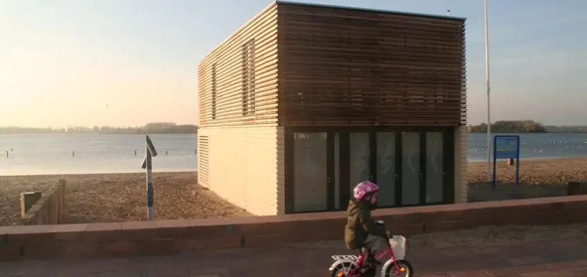 Lifeguard Building in Nesselande near Rotterdam