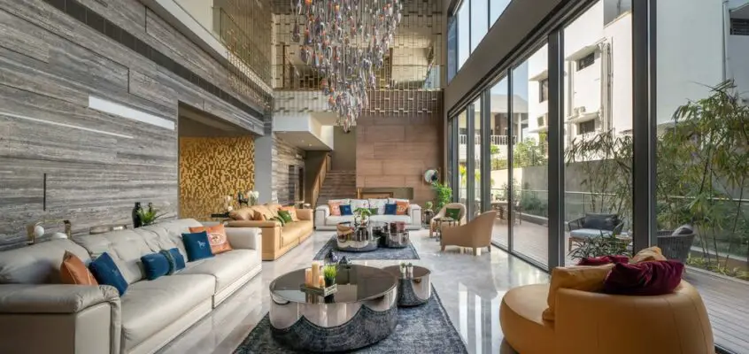 Overlapping Volumes Apartment Hyderabad