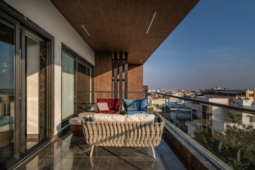 Overlapping Volumes Apartment Hyderabad India