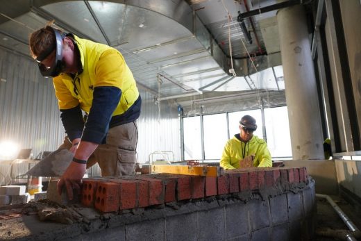 Royal Hobart Hospital holographic construction