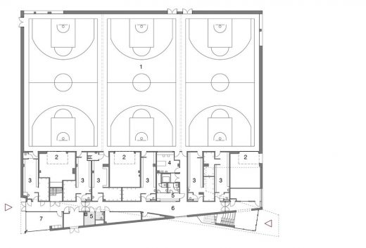 Sports Centre Building Zaanstad Zuid Holland