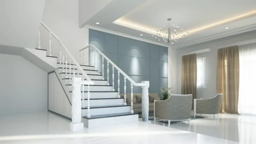 staircase - 5 ways to hire the best luxury home builders