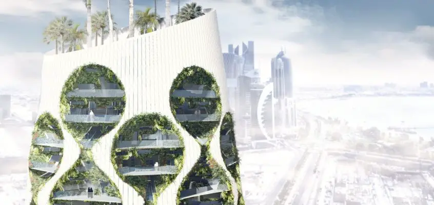 Vertical Oasis Building in Warsaw, Poland