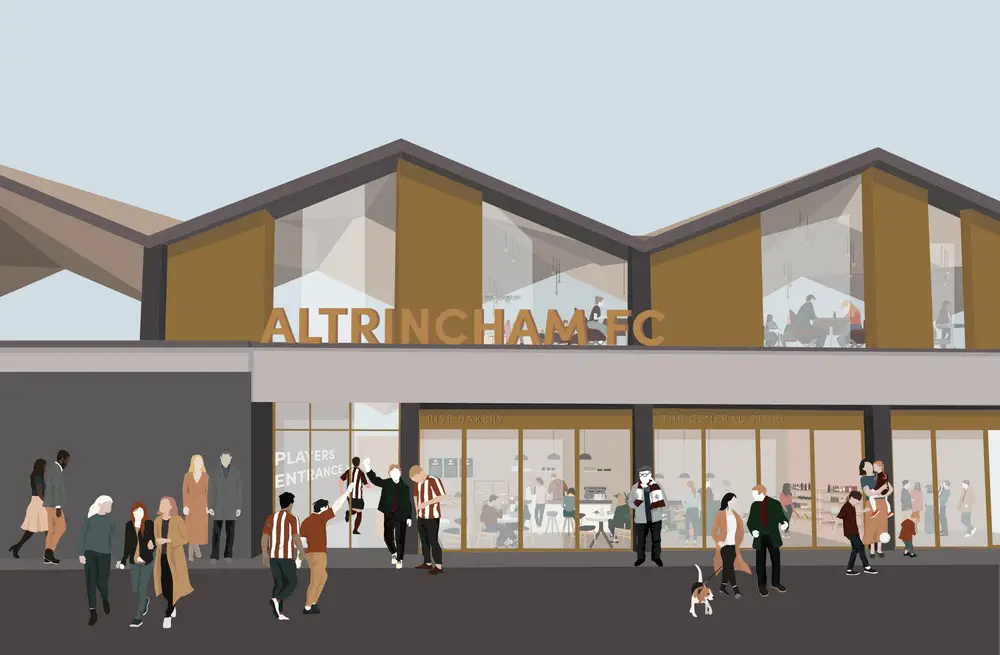 Altrincham Football Club in Greater Manchester, UK - e-architect