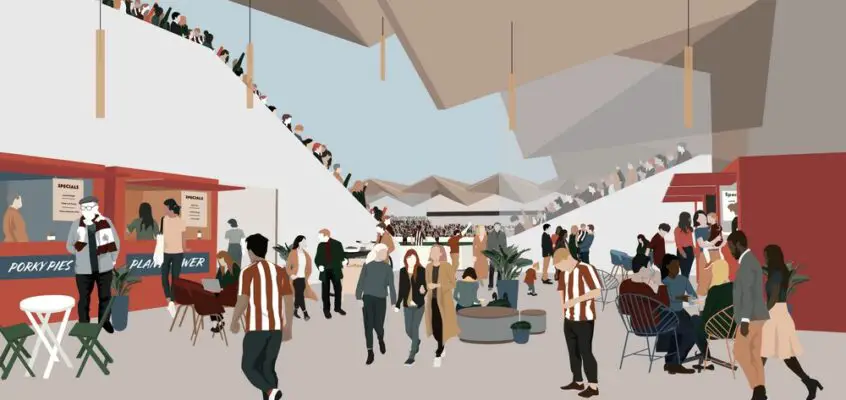 Altrincham Football Club in Greater Manchester, UK