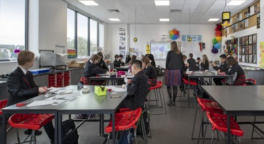 Didsbury High School, Manchester building interior