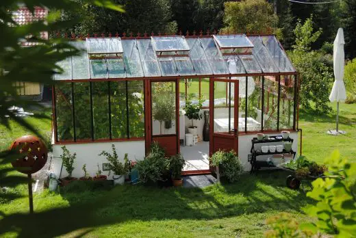 Different architectural ideas for greenhouse design