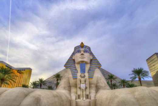 The Luxor Las Vegas Sphinx Nevada USA