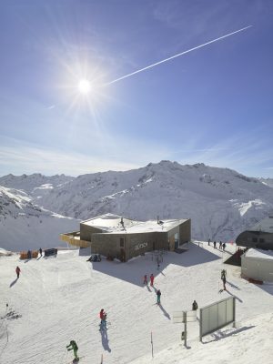 Mount Gütsch Restaurants, Andermatt, Swiss Alps building