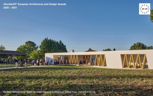 Nursery School in Le Taillan by Yvain Renard/Architecture Office Yvain Renard - Europe 40 Under 40 Awards 2020-2021