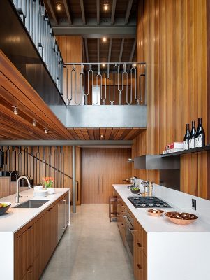 Portage Bay Washington waterfront property kitchen interior 