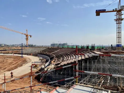 Quzhou Sports Campus Stadium construction China