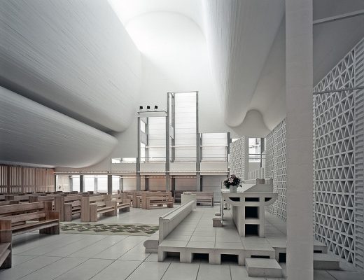 Bagsværd Church, Bagsværd, Denmark by Jorn Utzøn