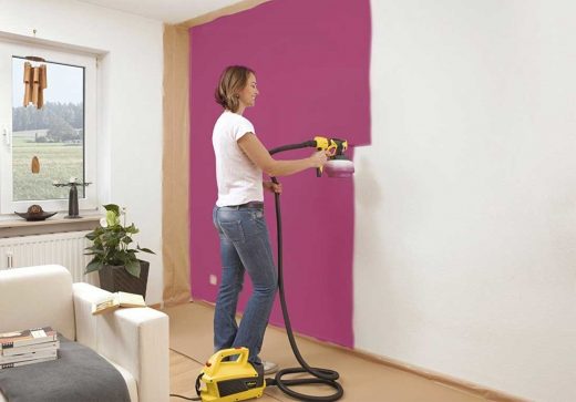 How to Spray Paint Interior Walls Advice
